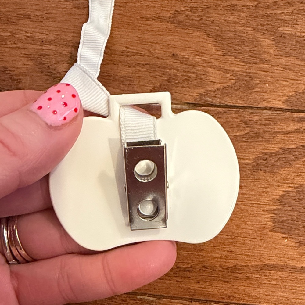 Vintage 1990’s Colorful Baby Pacifier with Clip - Picture 3 of 5